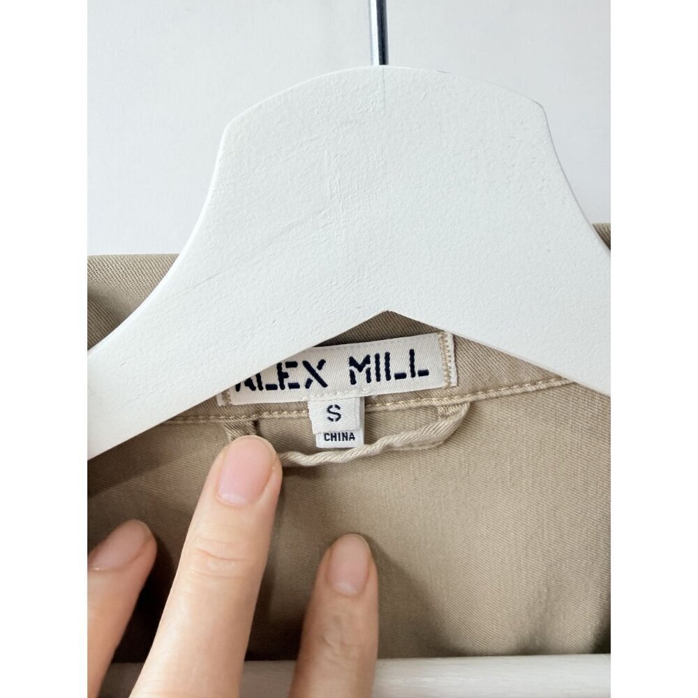 Alex Mill Beige Expedition Utility Jumpsuit Women’s Size M O48 - Picture 4 of 9